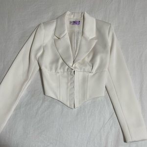 ✨ “Isobel” House of CB Blazer Top ✨ FIRM PRICE